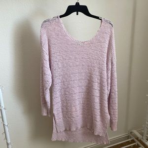 American Eagle baby pink sweater
